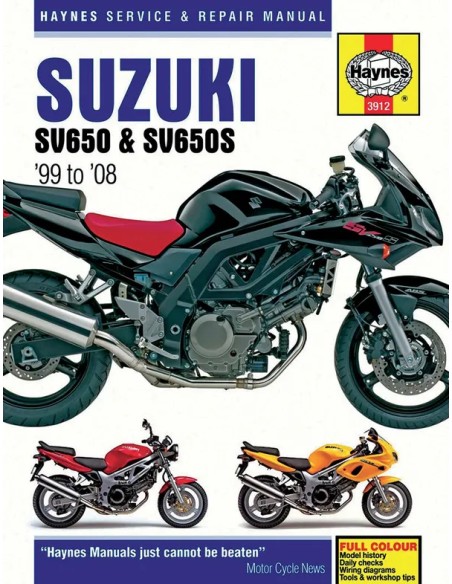 HAYNES Handbücher für SUZUKI SV 650 1999-2008
