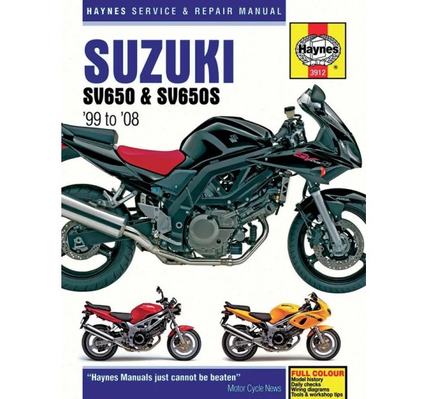 HAYNES Handbücher für SUZUKI SV 650 1999-2008