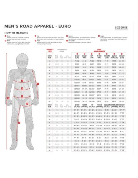 ALPINESTARS (ROAD) Jacken - Einbaubeispiel