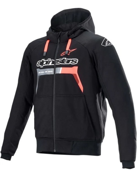 ALPINESTARS Jacken - JACKET HOOD CHROME BK/RD 4X