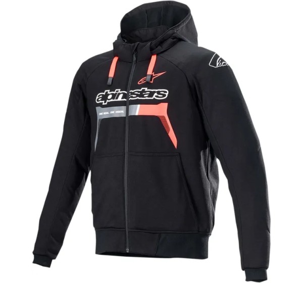 ALPINESTARS Jacken - JACKET HOOD CHROME BK/RD 4X