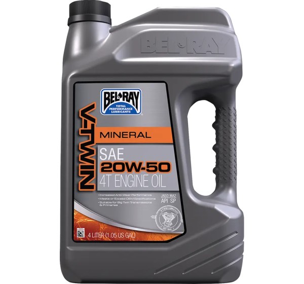 BEL-RAY Öl- und Schmierstoffe - OIL VTWIN 20W50 4L