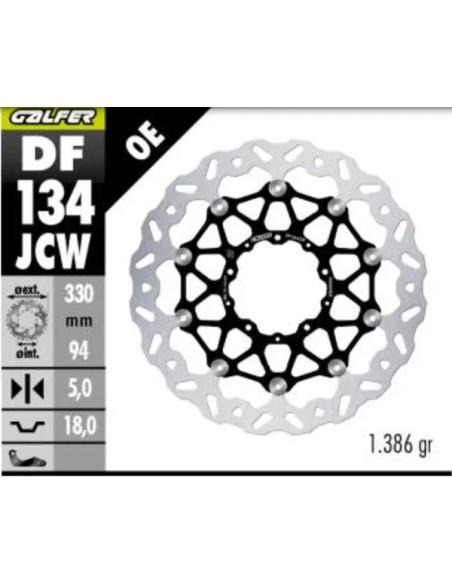 GALFER Bremsscheiben - BRAKE DISC WAVE FLOATECH FR