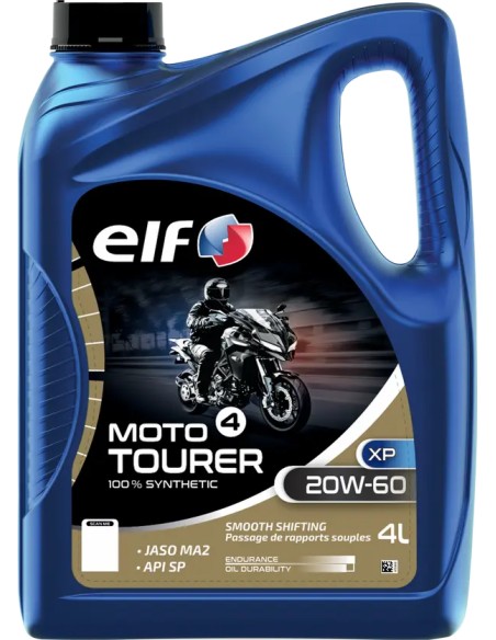 ELF Öl- und Schmierstoffe - OIL MOTO 4 TOURER XP 20W-60 SY