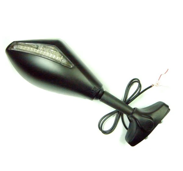 EMGO Spiegel - MIRROR BLACK LEFT EC W/LED