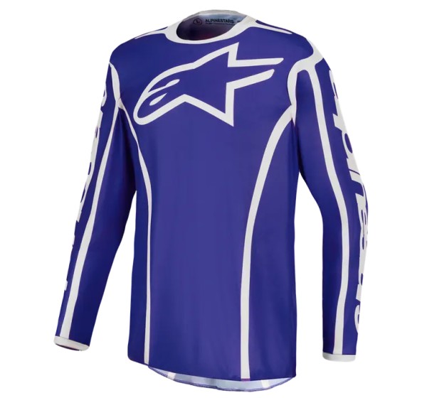 ALPINESTARS(MX) Jerseys - JERSEY FLUID APEX V2 BLUE/WHIT