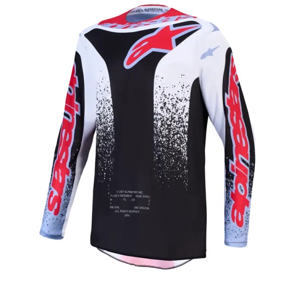 ALPINESTARS(MX) Jerseys - JERSEY FLUID DRAG BK/WH/BL/RD