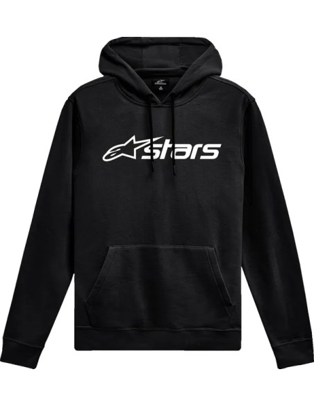 ALPINESTARS Hoodies, Sweatshirts & Jacken - HOODIE PO BLAZE BLK/WHT V3 XXL