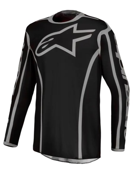 ALPINESTARS(MX) Jerseys - JERSEY FLUID APEX V2 BLK/SIL 2