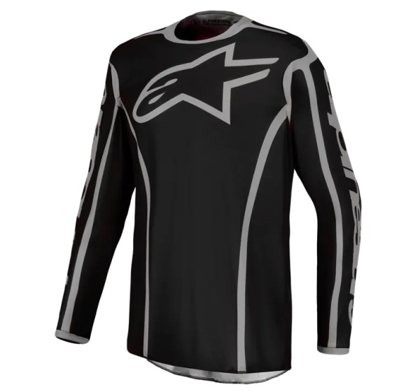 ALPINESTARS(MX) Jerseys - JERSEY FLUID APEX V2 BLK/SIL 2