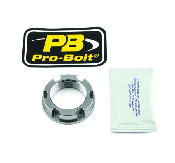 PRO BOLT Querlenker - NUT SWINGARM AXLE 30X1.00 TI