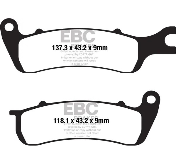 EBC Bremsbeläge & Bremsbacken für AJS CADWELL 125 CBS 2018-2020