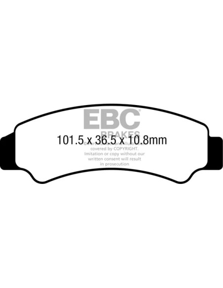 EBC Bremsbeläge & Bremsbacken für CF MOTO CFORCE 450 EFI 4X4 2018-2022