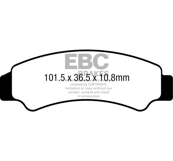 EBC Bremsbeläge & Bremsbacken für CF MOTO CFORCE 450 EFI 4X4 2018-2022