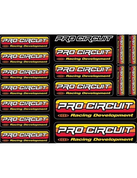 PRO CIRCUIT Dekorsätze & Aufkleber - PRO CIRC LOGO DECAL SHEET