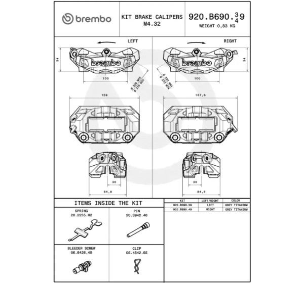 BREMBO Bremssattel - Detailansicht