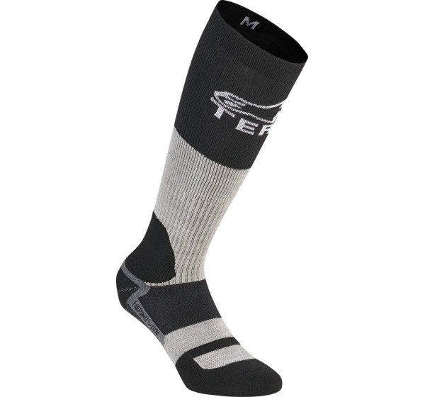 ALPINESTARS Socken - SOCKS AT MERINO TAR GRAY/BLACK