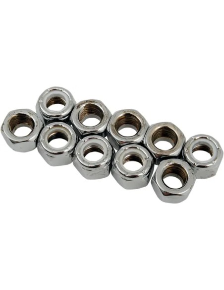 DRAG SPECIALTIES Allgemeines Zubehör - 5/16-24 CHR NYLN NUT