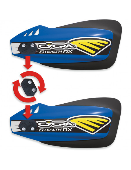 CYCRA STEALTH DX HANDPROTEKTOREN RACER PACK / BLAU Bild 2