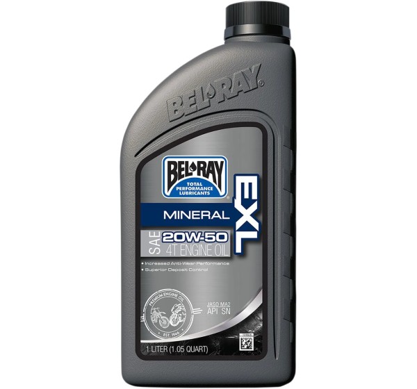 BEL-RAY Öl- und Schmierstoffe - OIL EXL MINERAL 4T 20W-50 1L