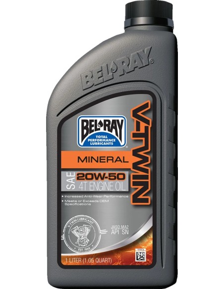 BEL-RAY Öl- und Schmierstoffe - OIL VTWIN 20W50 1L