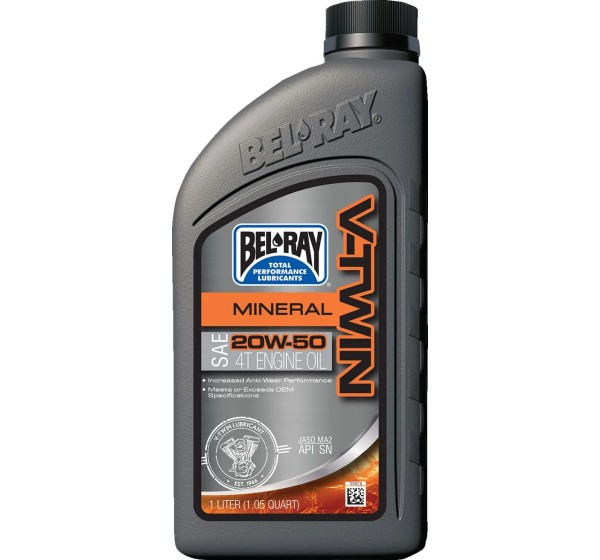 BEL-RAY Öl- und Schmierstoffe - OIL VTWIN 20W50 1L