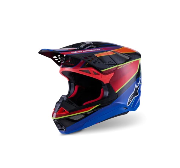 ALPINESTARS(MX) Offroad - HELMET S-M10 ERA BLUE/RED/YL 2