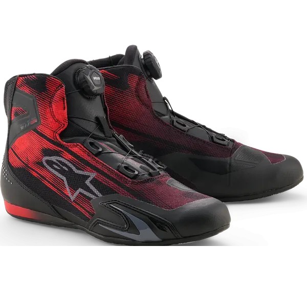 ALPINESTARS (ROAD) Straße - SHOE CELER VENTED BLACK/RED 14