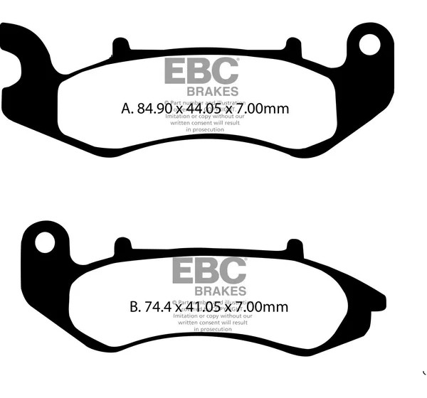 EBC Bremsbeläge & Bremsbacken für GENERIC (KSR MOTO) SIRION 125 CBS 2018-2020
