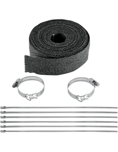 VANCE & HINES Hitzeschilde - WRAP EXHAUST BLK 2X25'