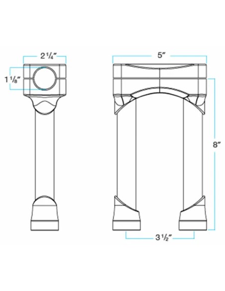 BILTWELL Risers - Detailansicht