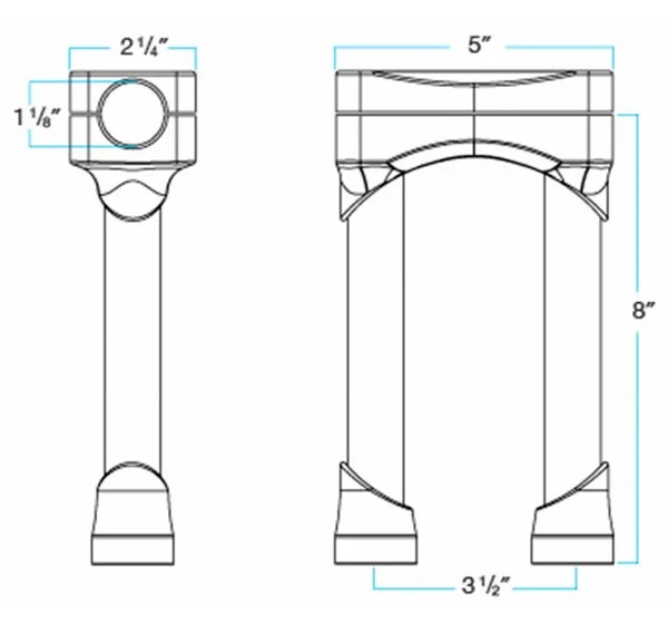 BILTWELL Risers - Detailansicht