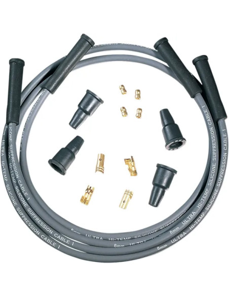 Universelles funkentstörtes 8 mm Zündkerzenkabel
