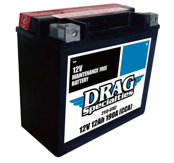 DRAG SPECIALTIES BATTERIES Batterien - Einbaubeispiel