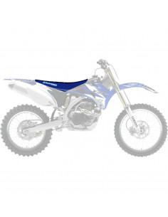BLACKBIRD RACING ZEBRA Sitzbankbezug YAMAHA blau/schwarz 2