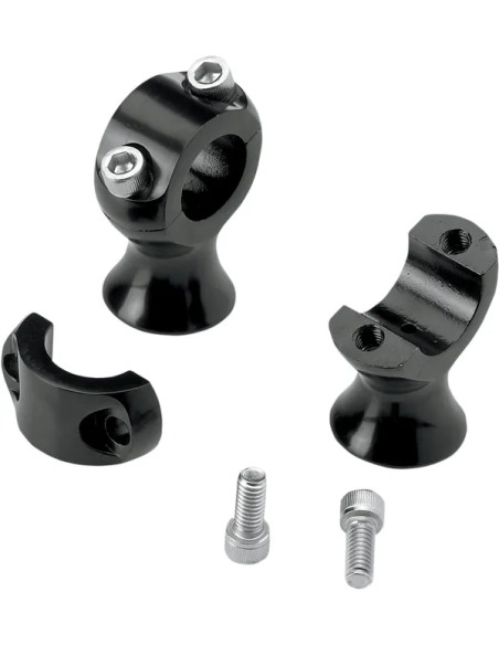 BILTWELL Risers - SLIMLINE 1.75 BLACK