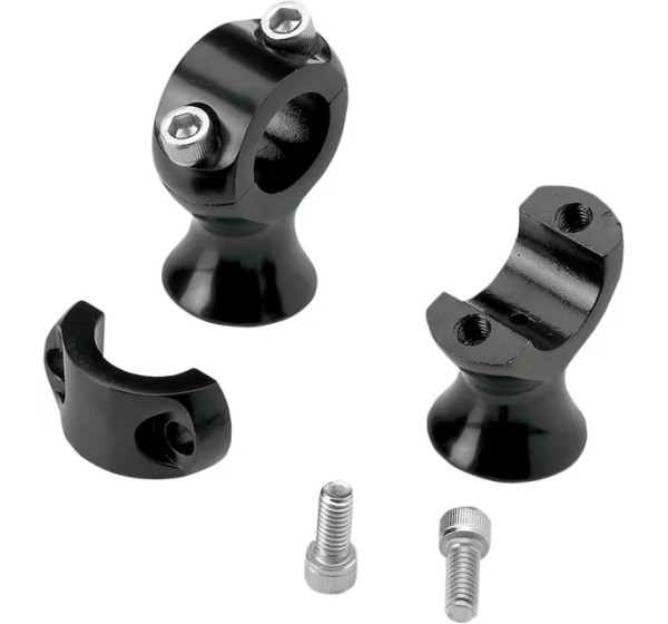 BILTWELL Risers - SLIMLINE 1.75 BLACK