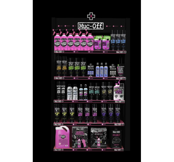 MUC-OFF Displays - DISPLAY BOX FOR SINGLE 1/2 FOR