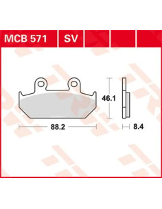 SV Series gesinterte Bremsbeläge