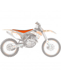 BLACKBIRD RACING double grip 3 Sitzbankbezug KTM orange/schwarz 2
