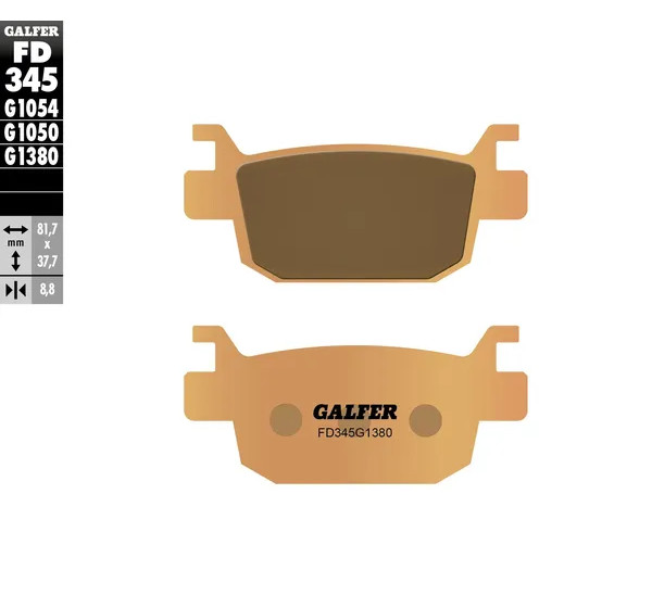 GALFER Bremsbeläge & Bremsbacken für HONDA SH 300 I 2007-2015
