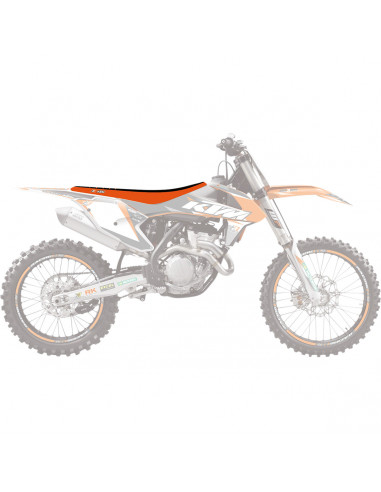 BLACKBIRD RACING double grip 3 Sitzbankbezug KTM orange/schwarz Bild 2 BLACKBIRD RACING double grip 3 Sitzbankbezug KTM orange/schwarz Bild 2