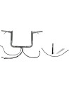 EZ Install Kabelgebundenes 1-1/2" Lenker-Kit mit Spitzem Top