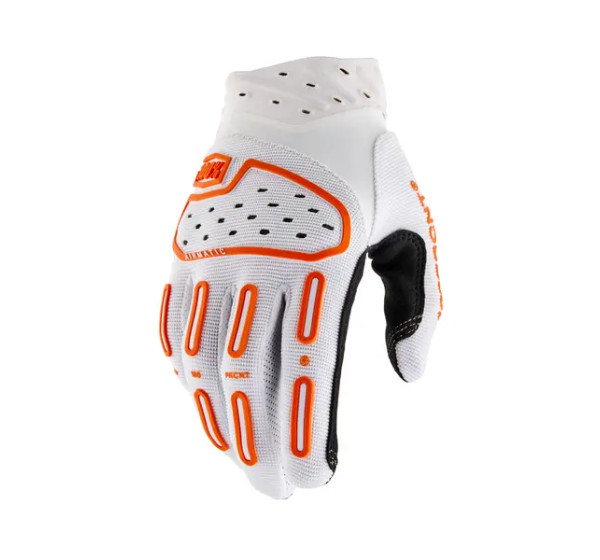 100% Offroad - GLOVES AIRMATIC 2 WHITE/ORANGE