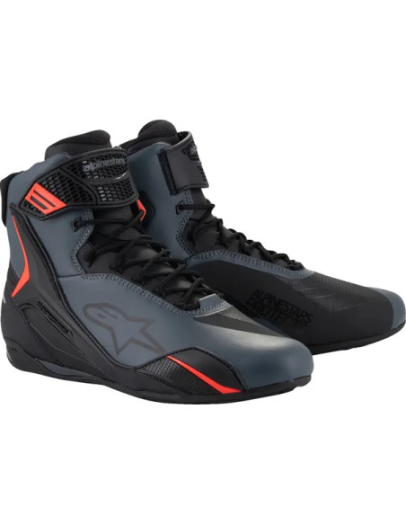 ALPINESTARS Straße - SHOE FASTER V4 BLK/GRY/RD 13