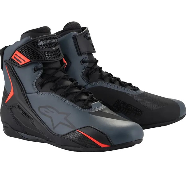 ALPINESTARS Straße - SHOE FASTER V4 BLK/GRY/RD 13