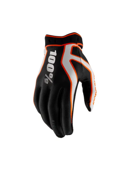 100% Offroad - GLOVES RIDEFIT WHITE/RED/BLACK