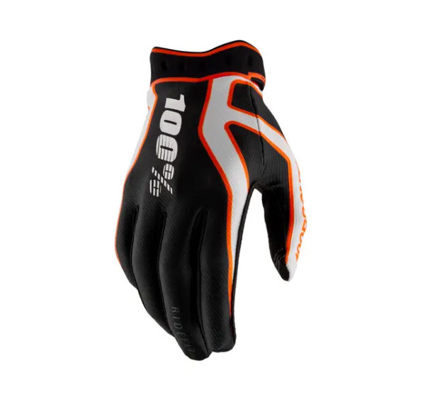 100% Offroad - GLOVES RIDEFIT WHITE/RED/BLACK