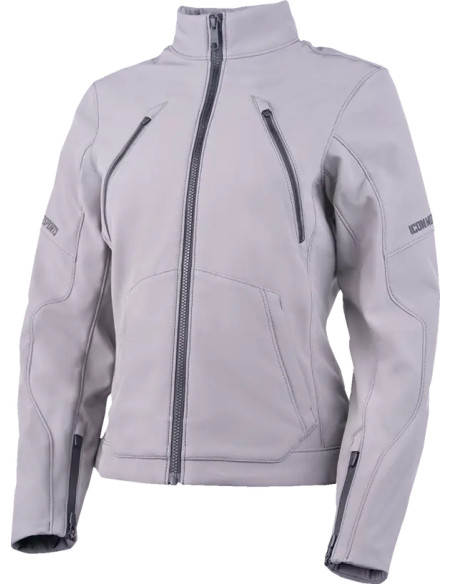 ICON Jacken - JACKET WM MERC3 GREY 2X
