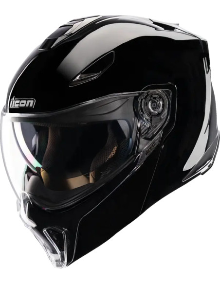 ICON Modular - HELMET THRESHOLD GLOSS BLACK 3